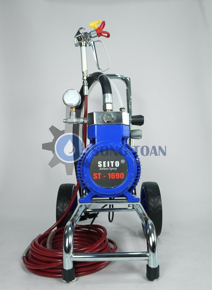 máy phun sơn, sơn dầu